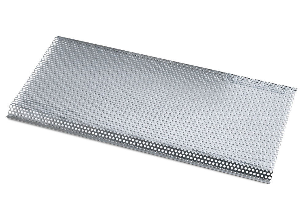 A removable strainer, which fits the dimensions of the dip tank is available as an option.
