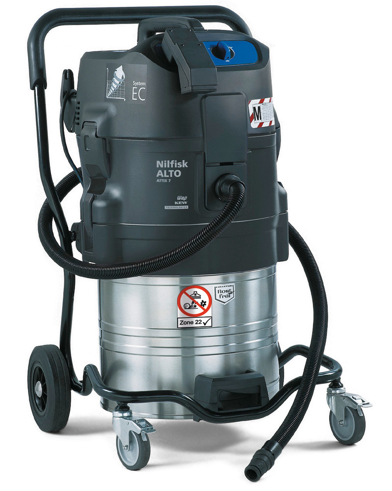 Safety vacuum cleaner S 960 for dust class B1, max rating 1500 W, container volume 70 litres