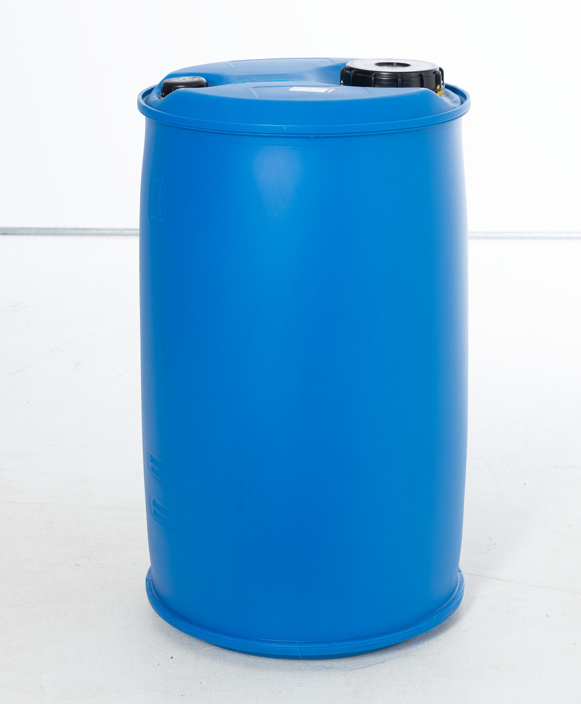 Kunststoff-Spundfass, 220 Liter, Spundverschraubung 2'' grob und Weithalsöffnung DN150