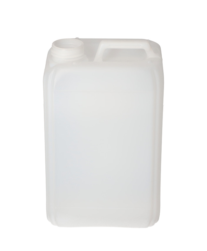 Plastic canister in polyethylene (PE),  3 litre, transparent natural
