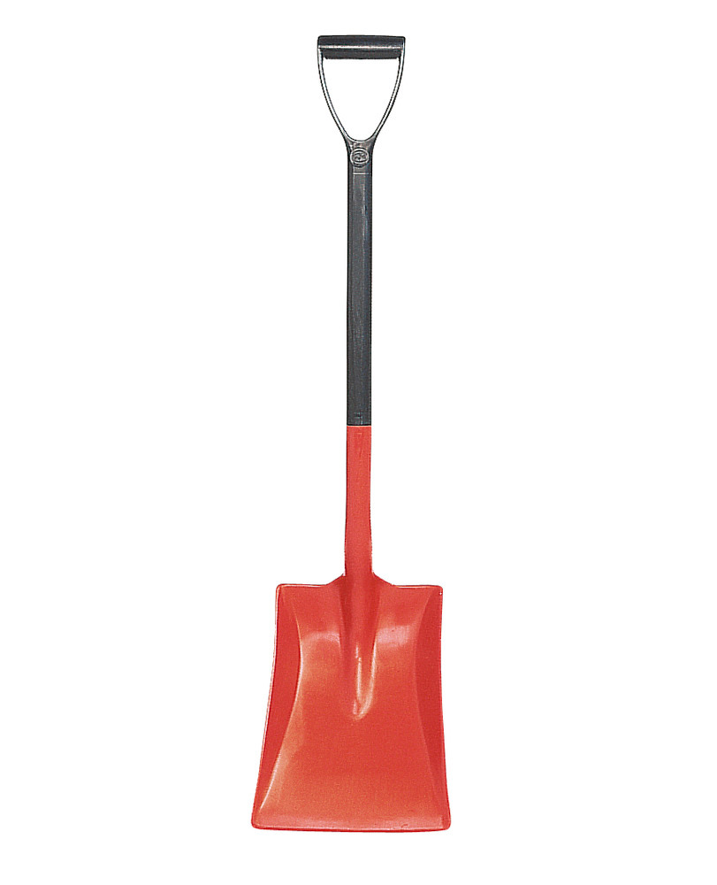 Shovel with D handle, manufactured from polypropylene, corrosion resistant, 980 cm long