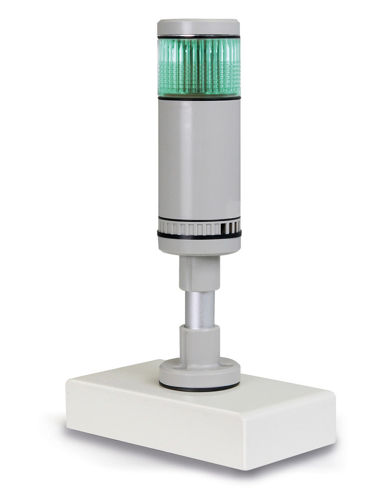 Signal lamp for visual display when weighing with a tolerance range