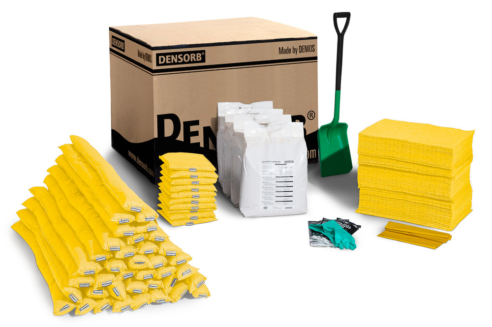 Refill Kit for DENSORB Emergency Spill Kit in Transport Box, application SPECIAL
