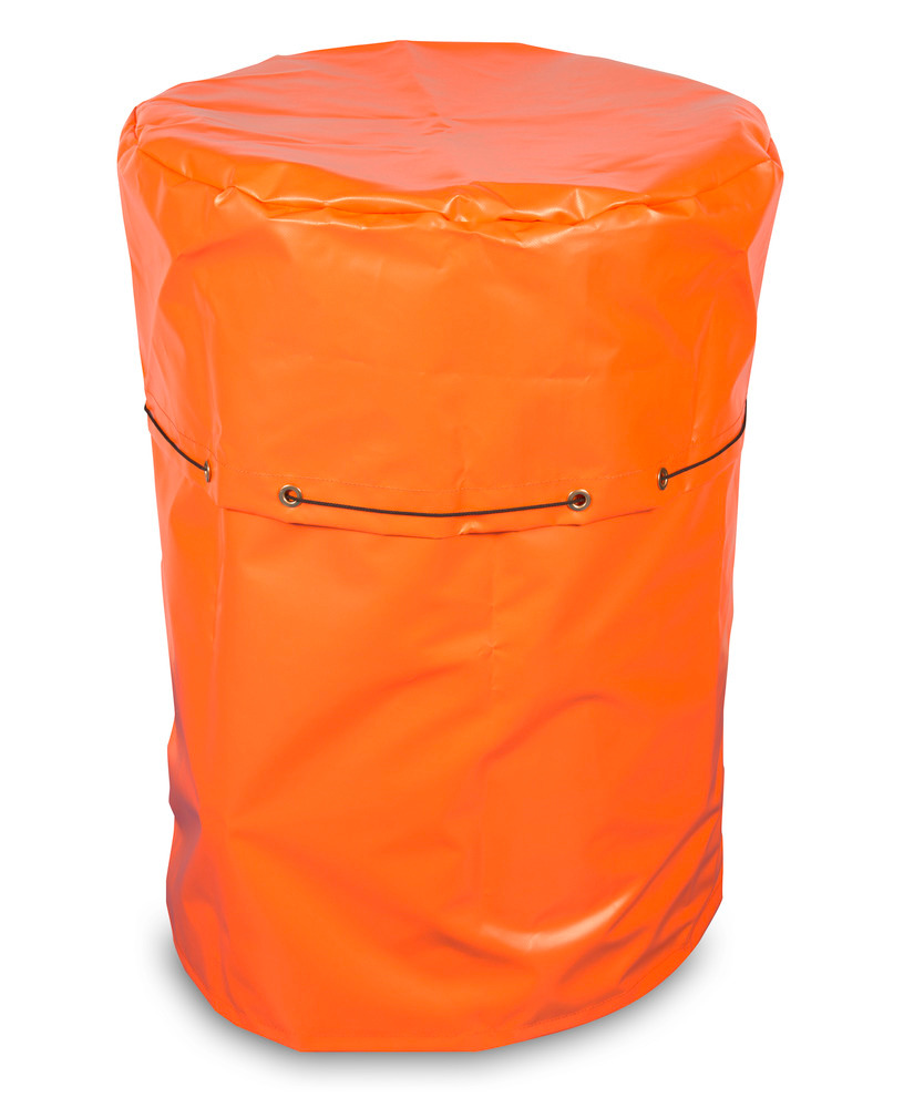 Water-resistant PVC cover for 200 l heating jacket up to 1100 watts