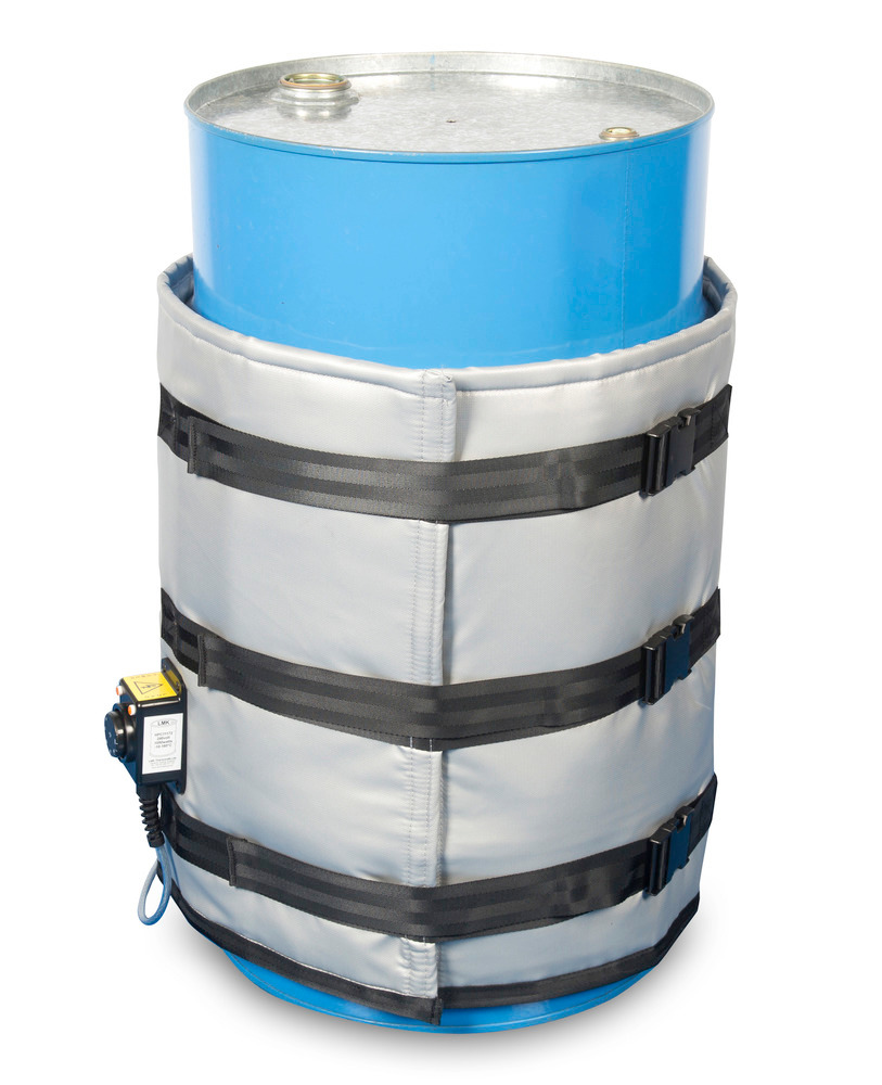 Heating jacket with maximum power, for 120 litre drums