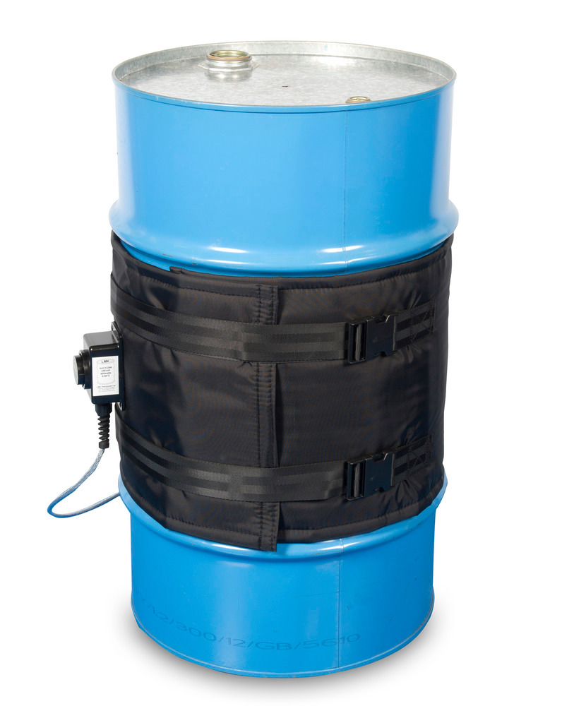 Heizmantel für 120-Liter-Fässer, 0 - 90°C Thermostat, 1400 - 1650 mm, 400 Watt