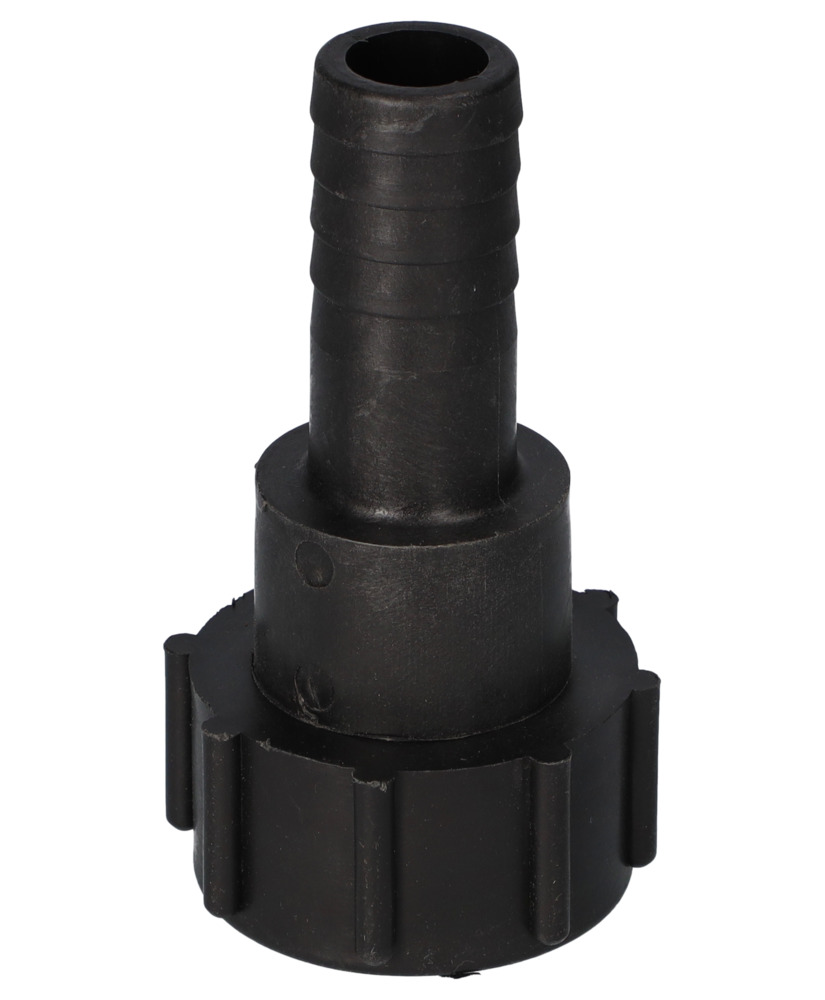 Spezial-Gewindeadapter SG 6 von Din 61 / 31 (I) auf Schlauchanschluss 1 1/4", schwarz