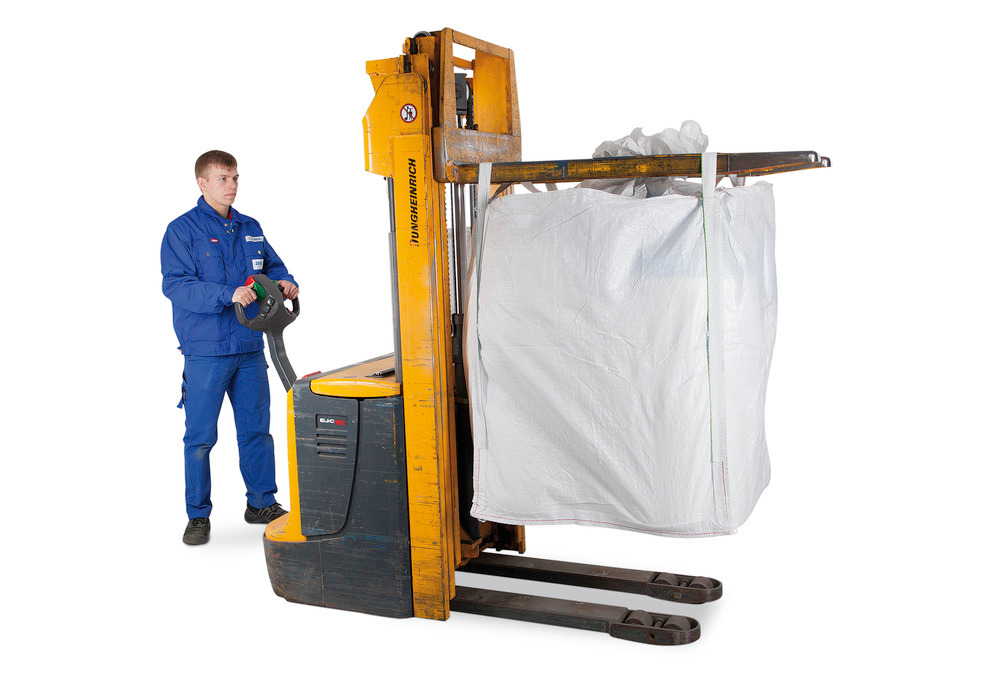 Nødhjælpssættet MAXI L er pakket i Big Bag og transporteres med løftevogn eller gaffeltruck til indsatsområdet.
