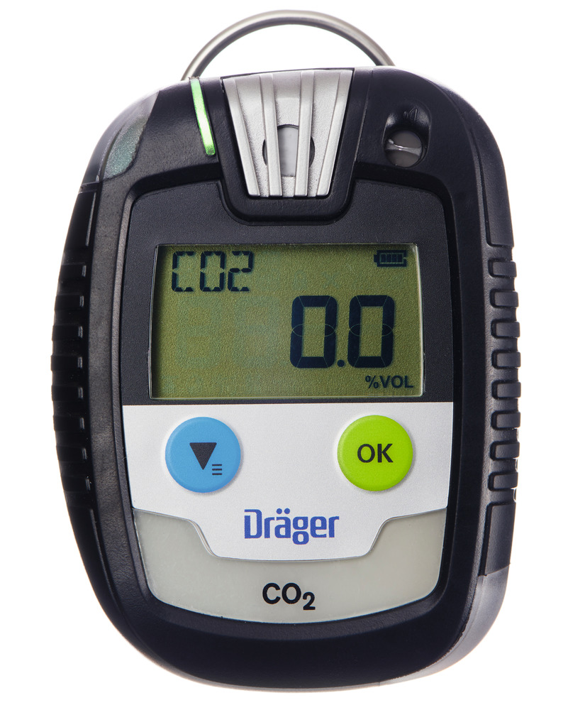 Detetor de gases Pac 8000 CO2, limitado, para monóxido de carbono, 0 - 5 Vol.-%