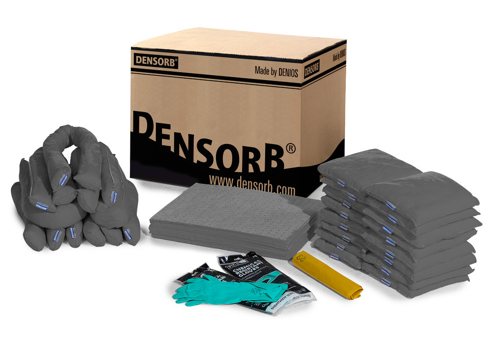 Refill Kit for DENSORB Mobile Spill Kit in sturdy Transport Box application UNIVERSAL