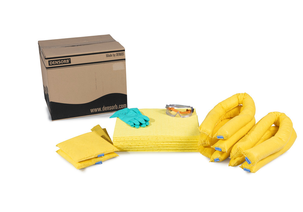 Kit de reenchimento para kit de emergência absorventes DENSORB em saco resistente, versão Especial