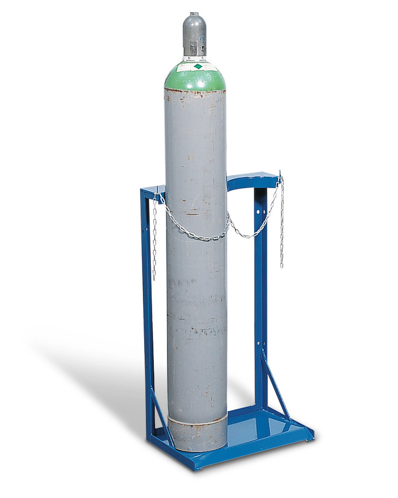 Gas Cylinder Stand, galvanized, for  2 x Ø 230 mm gas cylinders