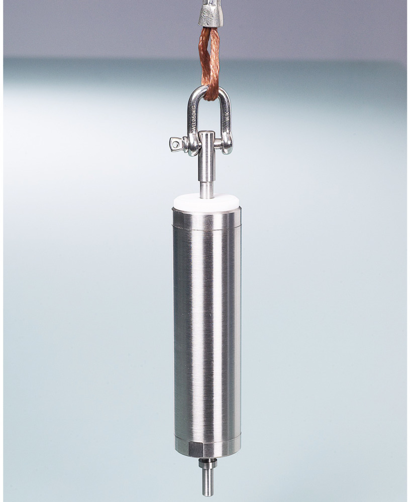 Mini immersion cylinder, for hard-to-reach places, in stainless steel V2A, 50 ml, HxØ 180 x 32 mm