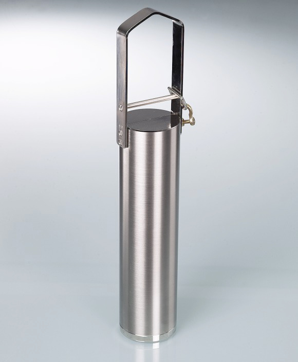 Cylinder til nedsænkning, til flerlags prøver, af messing, 1000 ml, HxØ 427 x 82mm
