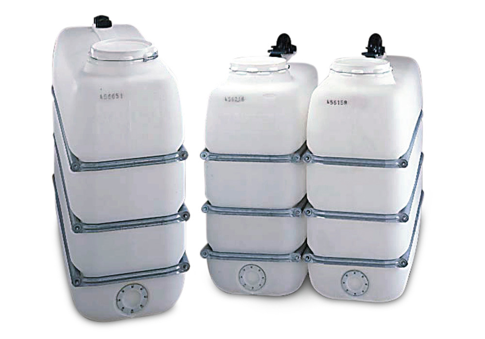Chemical tanks in 5 sizes, from 1100 to 4000 litres