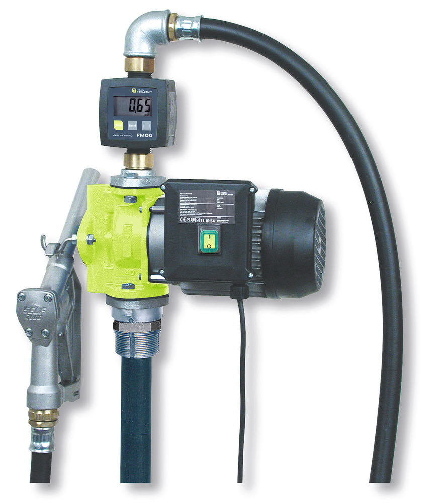 Drum pump model V, also available with delivery gauge