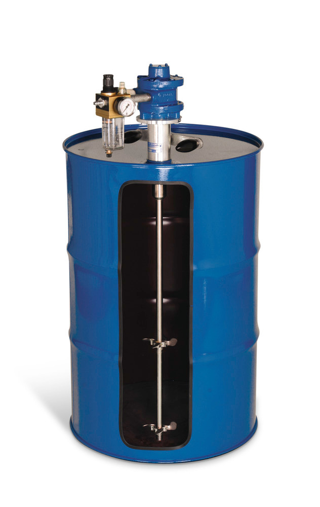 Mescolatore ad aria compressa FRP 3000 per recipienti chiusi con apertura da 2", versione Ex