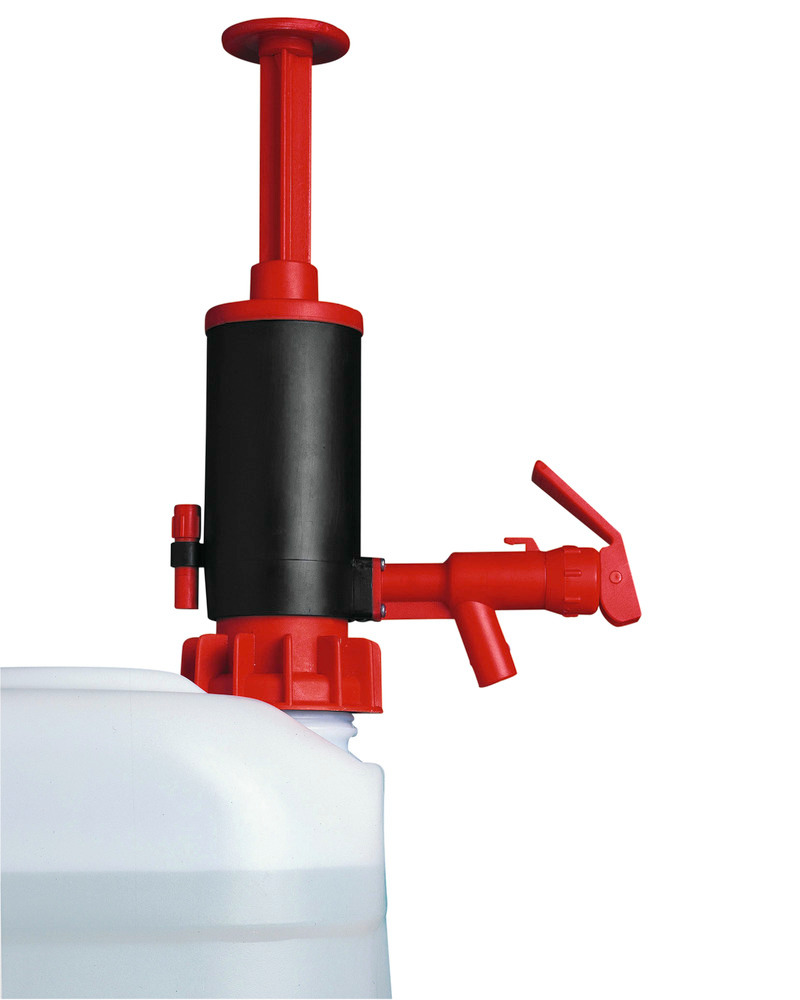 Hand pump for canister