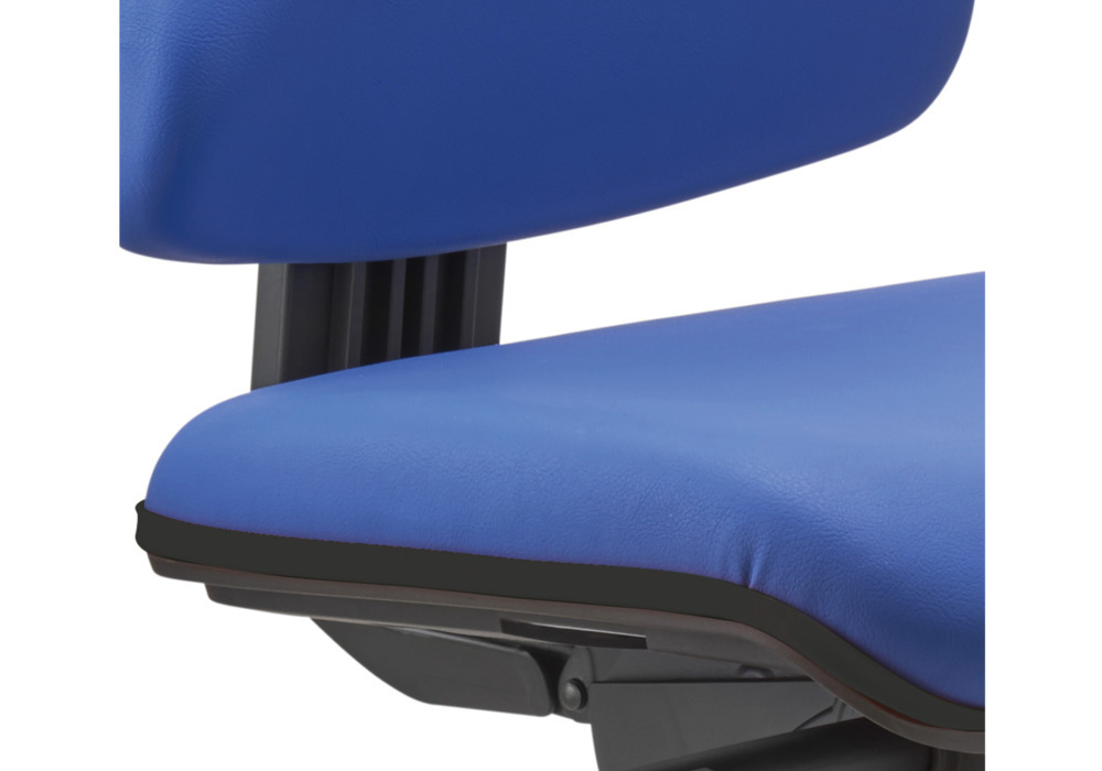 Upholstery and edge protection for work chairs