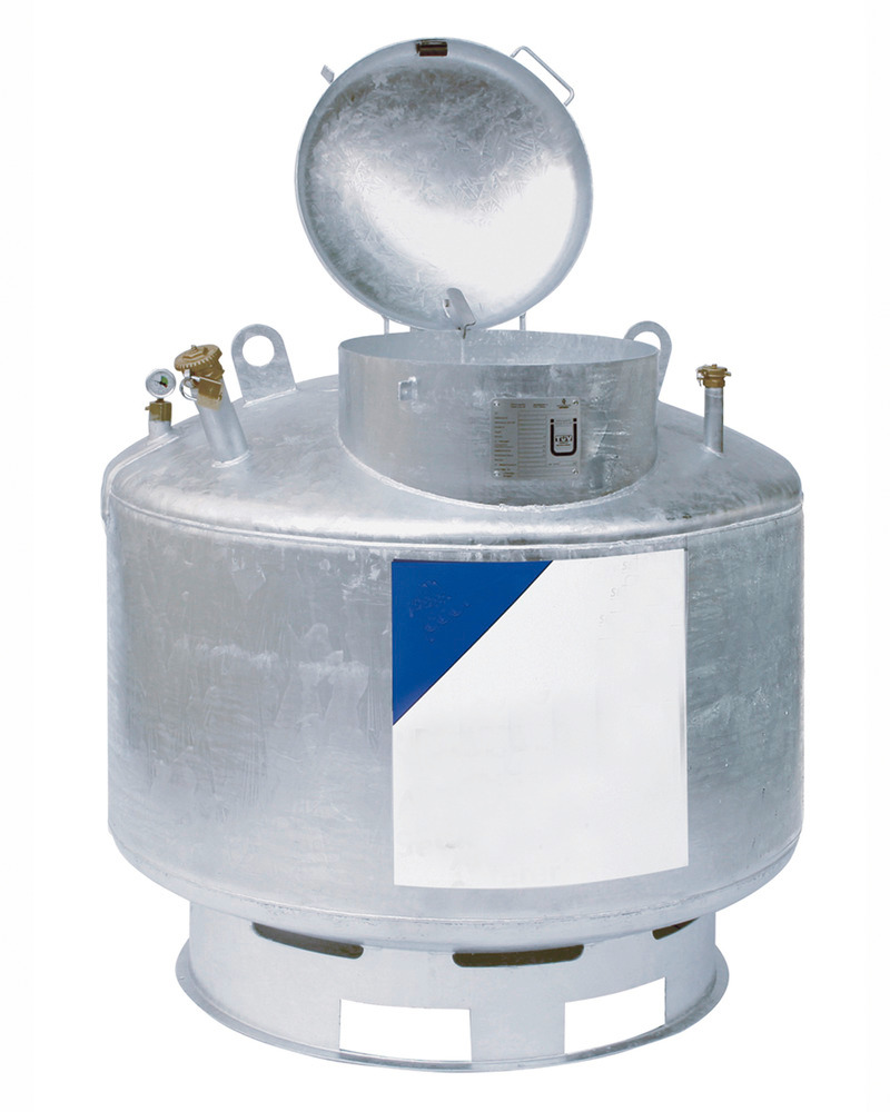 Spildolieopsamler AS-TSE, med integreret påfyldningstragt, 995 liter