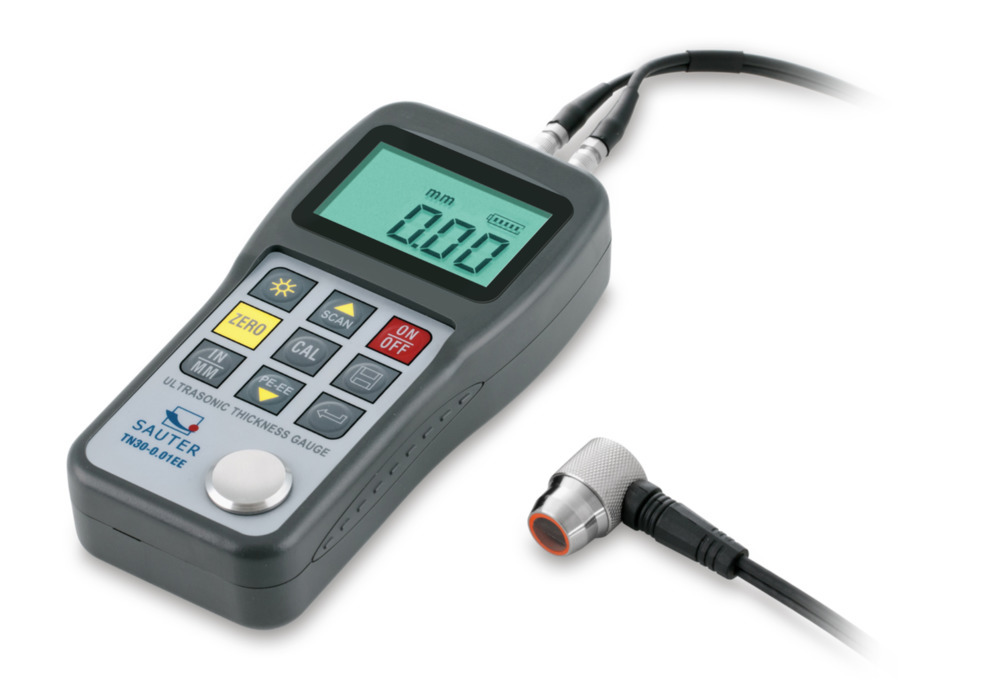 Sauter ultraäänipaksuusmittari TN 60-0.01EE, kaiku-kaiku-menetelmä, mittausalue 0,65-600mm