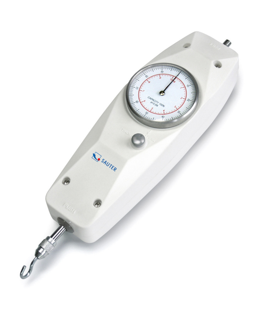 Dinamómetro mecánico Sauter FA 10, rango de medición 10 N, legibilidad 0,05 N