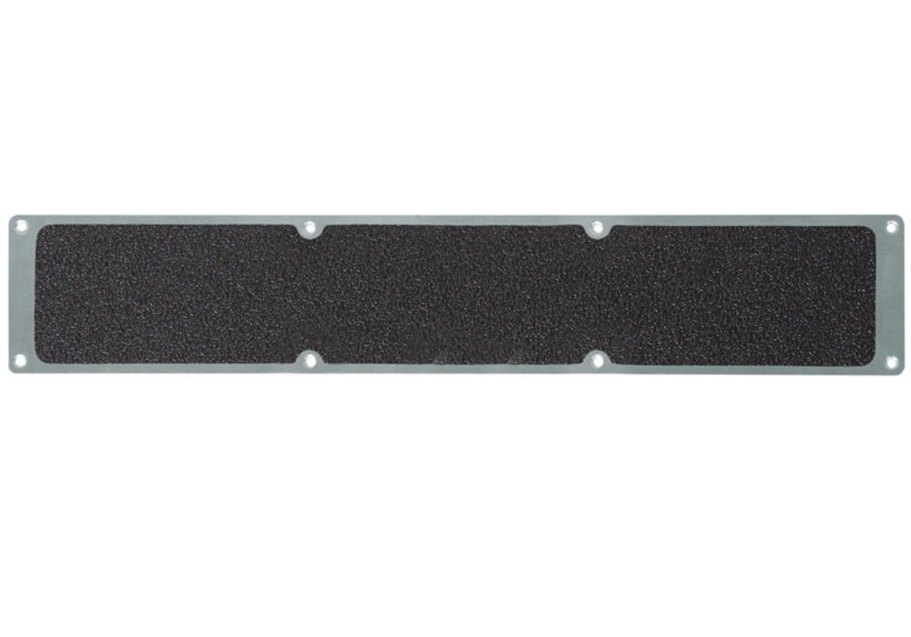 Placa antideslizante, aluminio, extra resistente, negro, 1000 x 114 mm