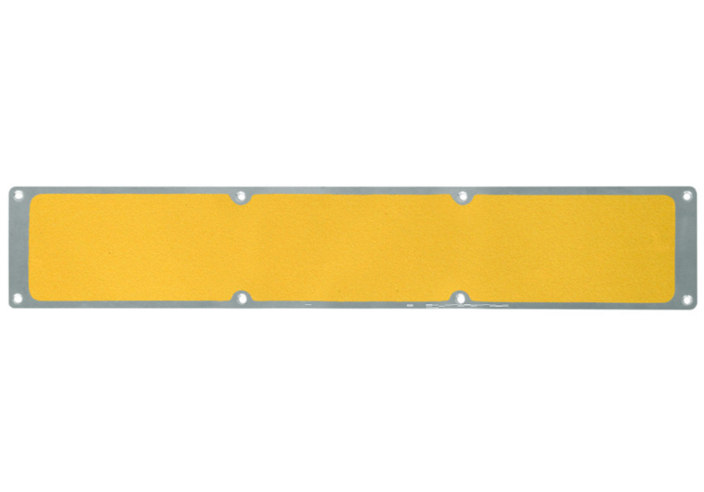 Płytka antypoślizgowa, aluminium m2, Universal, żółta, 1000 x 114 mm