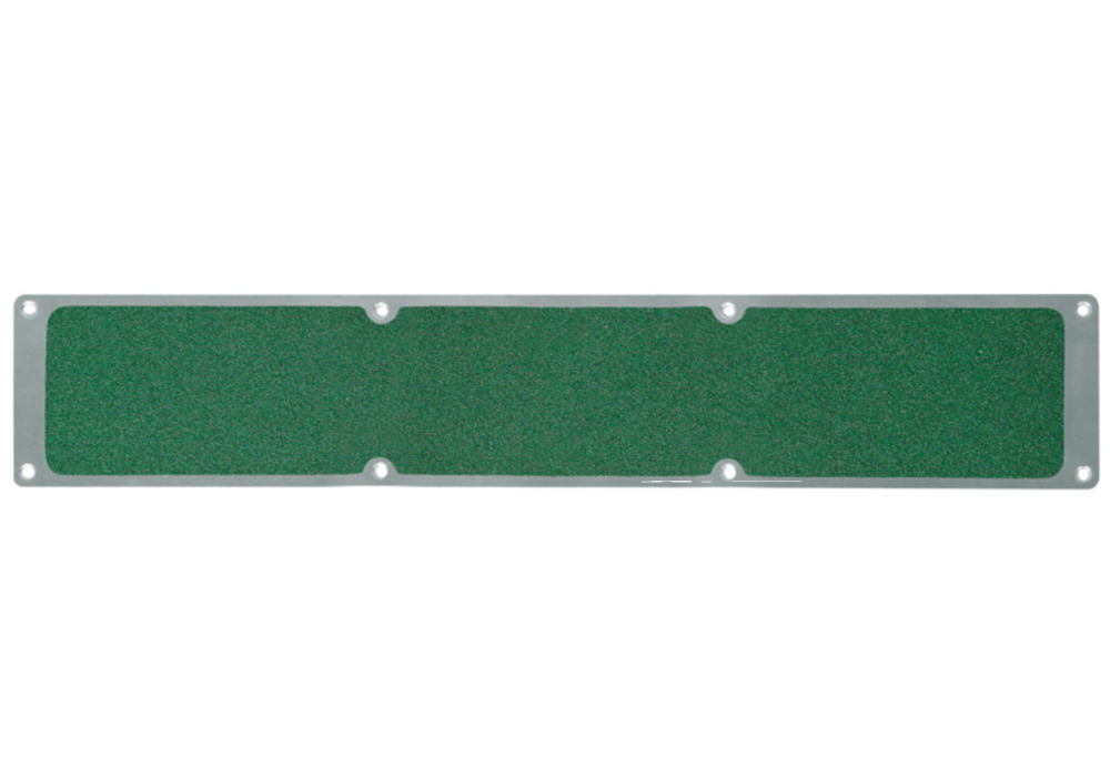 Płytka antypoślizgowa, aluminium m2, Universal, zielona, 1000 x 114 mm