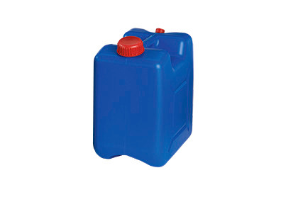 Jerricã para gestão de resíduos em PE-HD, bocal de enchimento e rosca de ventilação, 10 L, azul