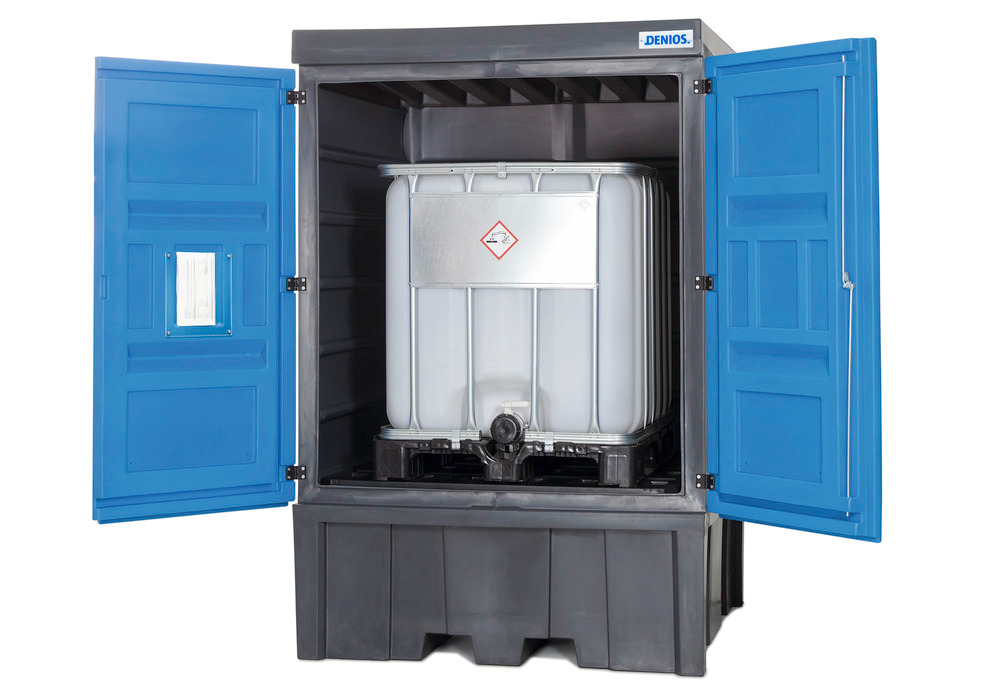 PolySafe Gefahrstoffdepot C, zur Lagerung von 1 IBC à 1000 Liter