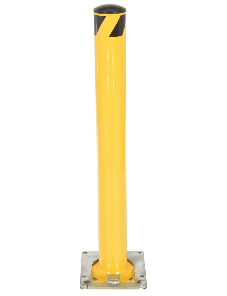 Vestil Steel Surface Mounted Removable Pipe Safety Bollard 42 In. x 4-1 ...