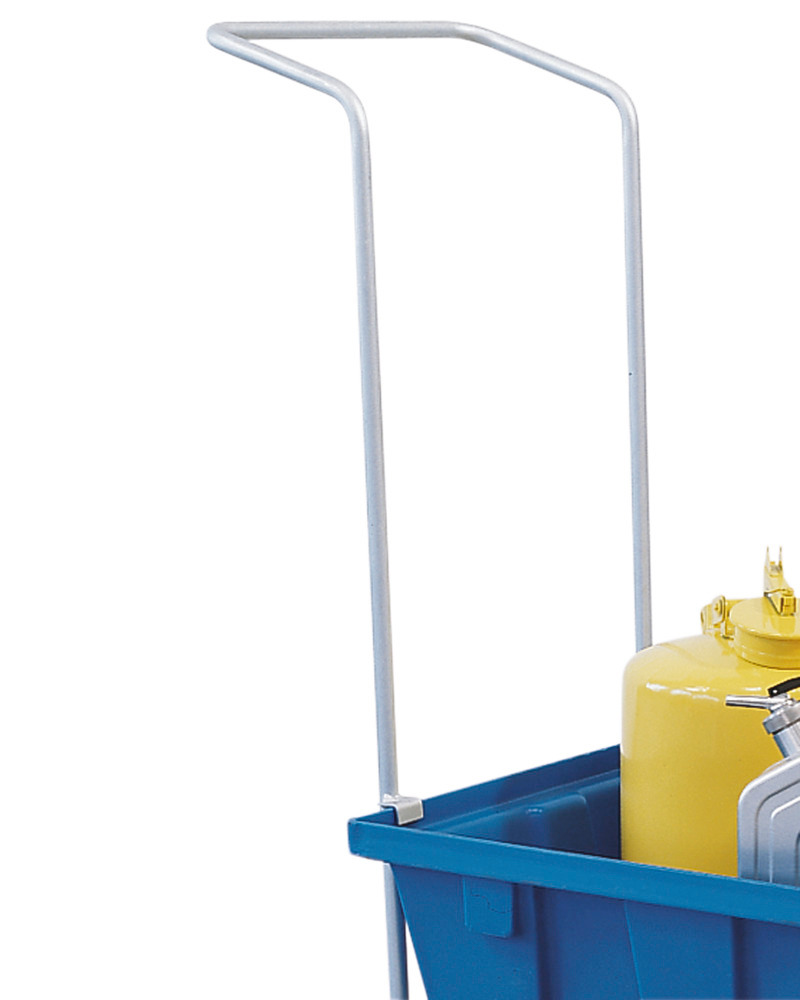 Handle for mobile spill tray for small containers in plastic classic-line