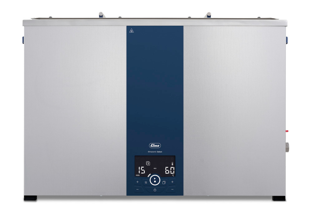 Elmasonic Select 900 ultrasonic cleaner with heating, 89 l total volume, 30 kg basket load