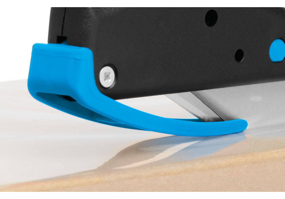 MARTOR Coltello di sicurezza, lama nascosta, SECUMAX 350 SE in plastica riciclata al 98%, Taglianastro, Coltello di sicurezza professionale, leggero, in plastica, Per mancini e destrorsi