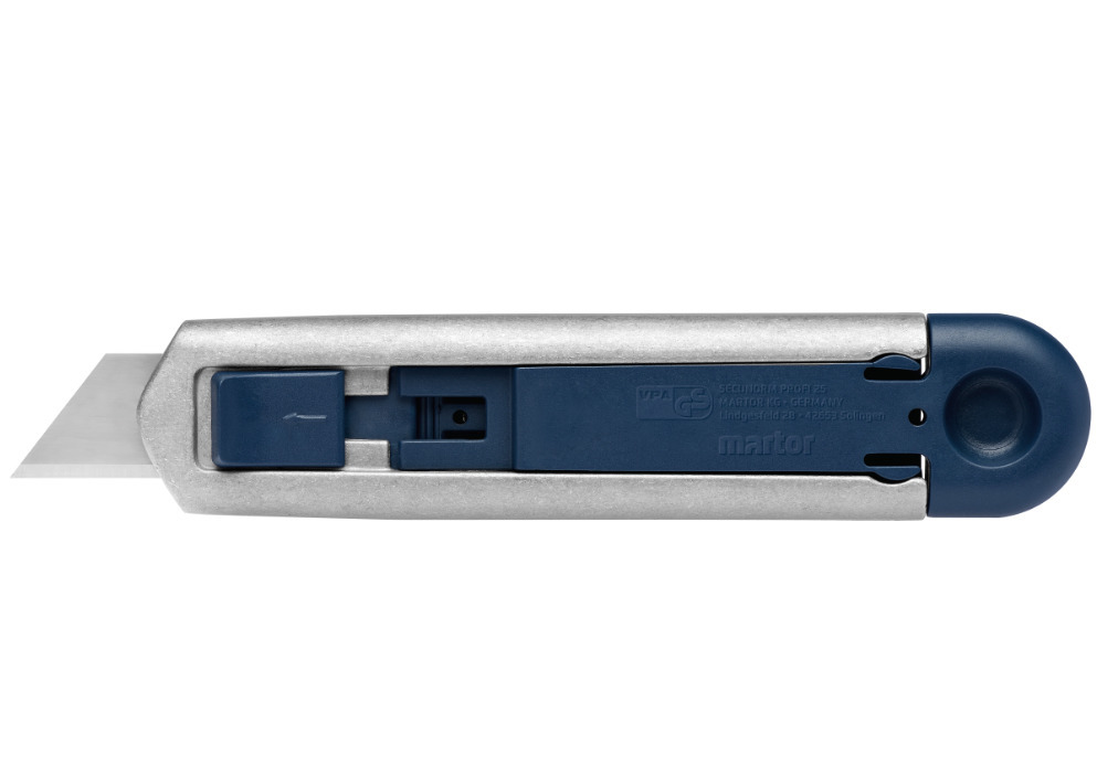 Couteau de sécurité Martor SECUNORM PROFI25, métal détectable (MDP), inoxydable