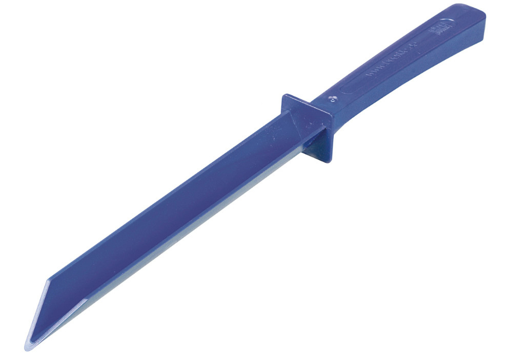 Detekterbar spartel af polystyrol, 150 mm, blå, enkeltvis pakket/steril, 10 stk.