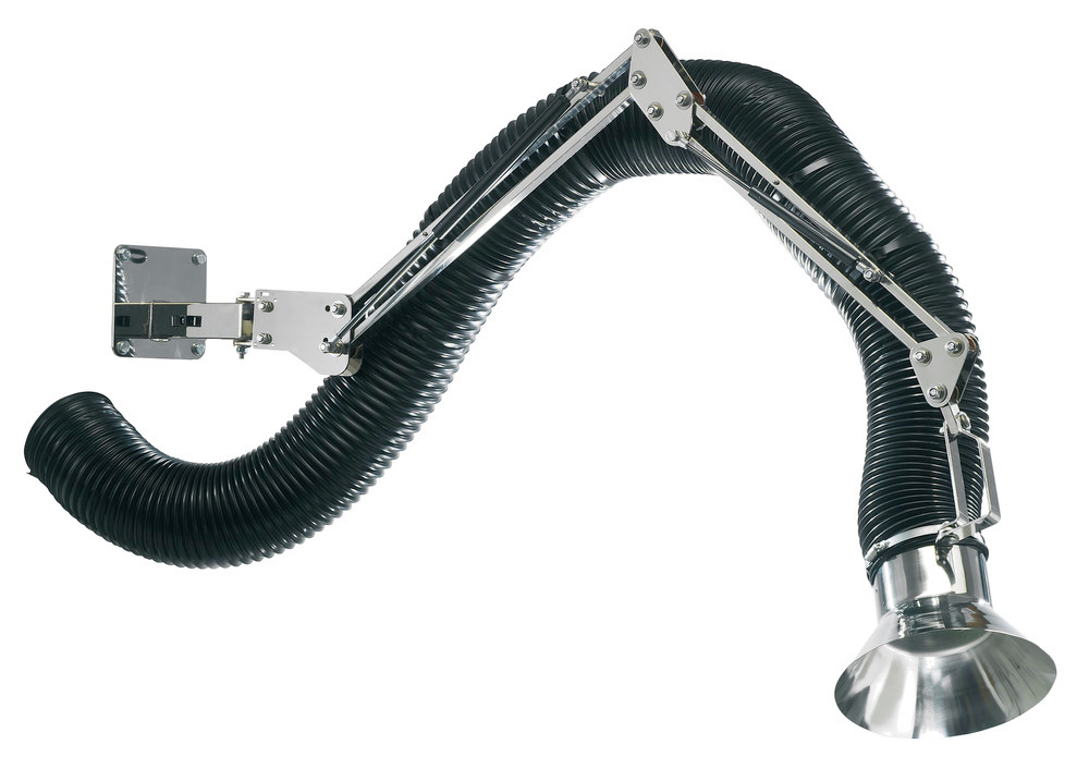 ATEX extraction arm with V4A stainless steel frame