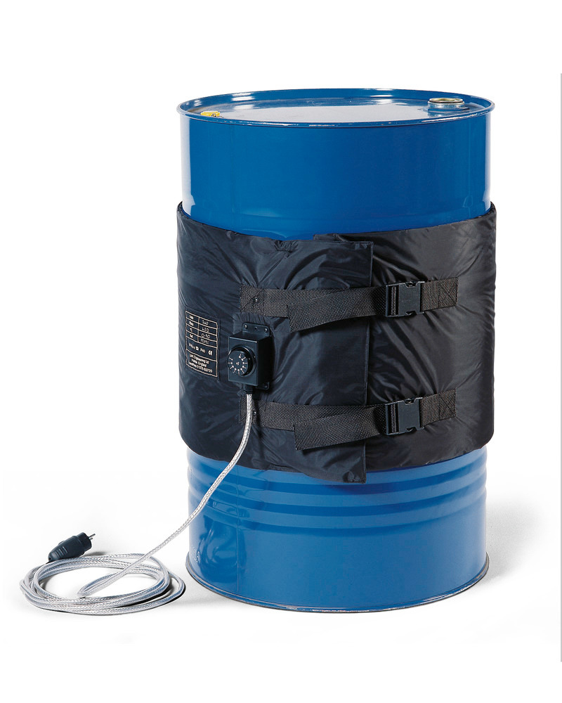 Heizmantel für 200-Liter-Fässer, 0 - 90°C Thermostat, 1800 - 1950 mm, 450 Watt