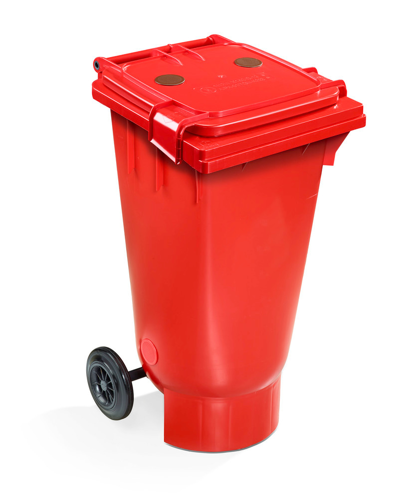 Transport bin with UN approval for empty and partially empty spray cans, 120 litre