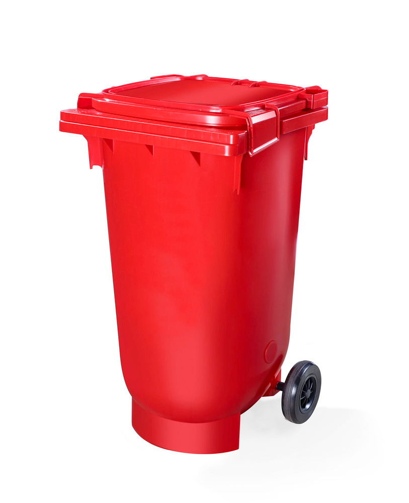 Transport bin with UN approval for empty and partially empty spray cans, 200 litre