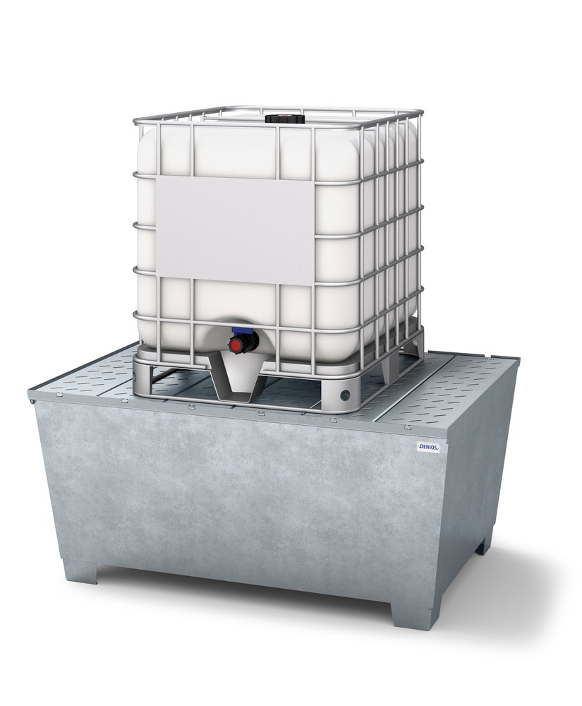IBC Spill Containment Pallet Dispensing Platform 350 IBC Tote