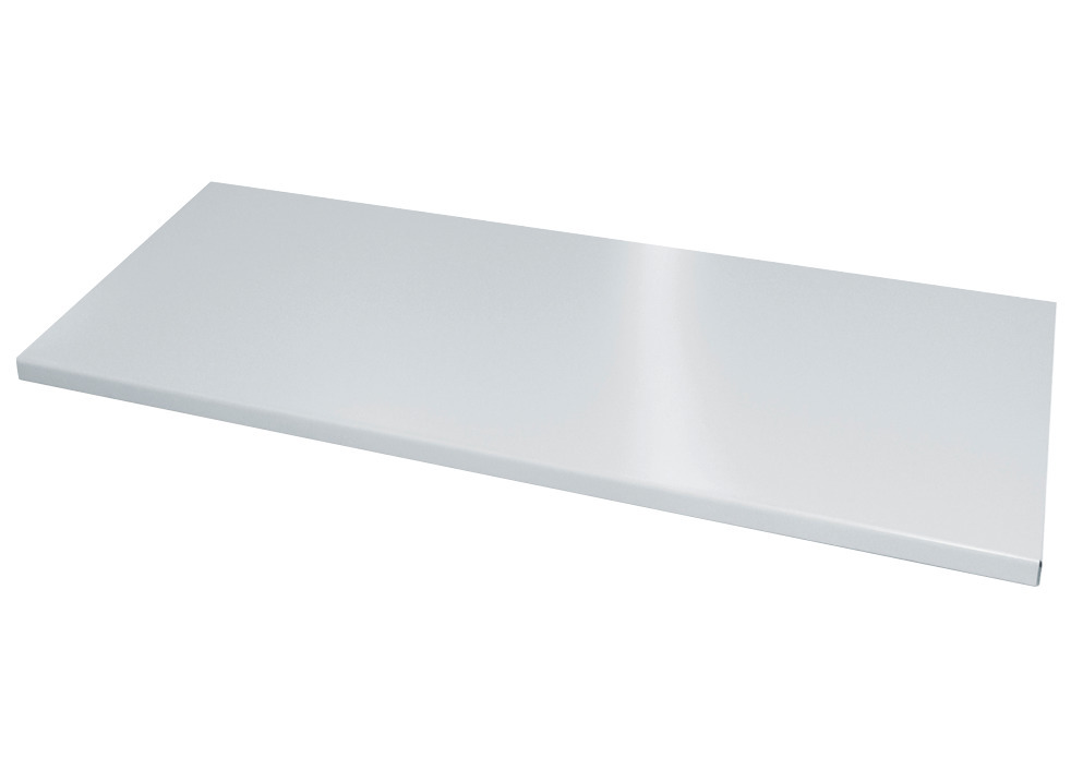 C+P shelf, painted, in steel, 796 x 332 x 24 mm, light grey