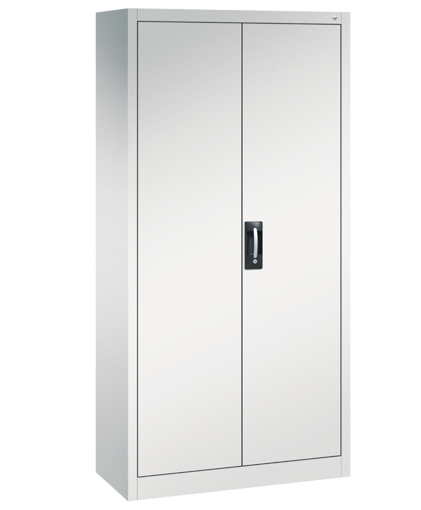 C+P wing door cabinet Acurado, distribution, 930 x 400 x 1950 mm, light grey, 30 compartments