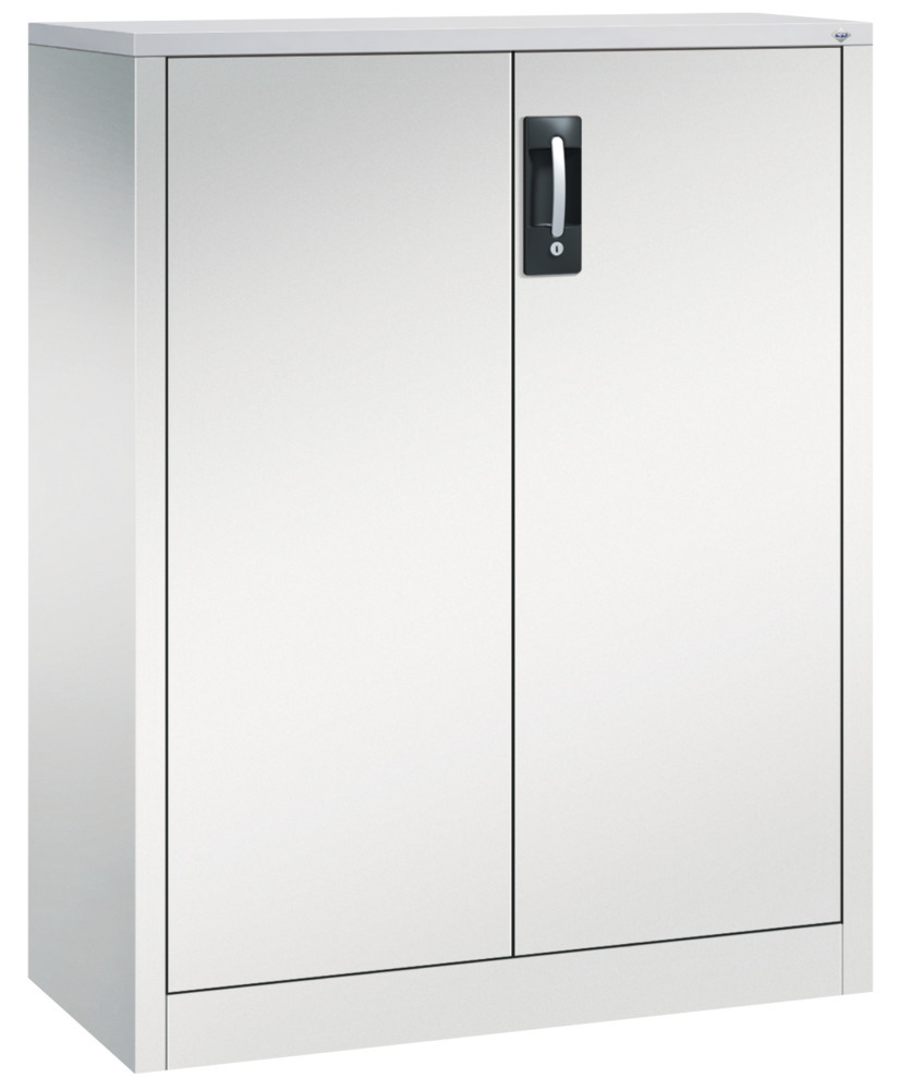C+P wing door cabinet Acurado, side cabinet, 930 x 400 x 1200 mm, light grey