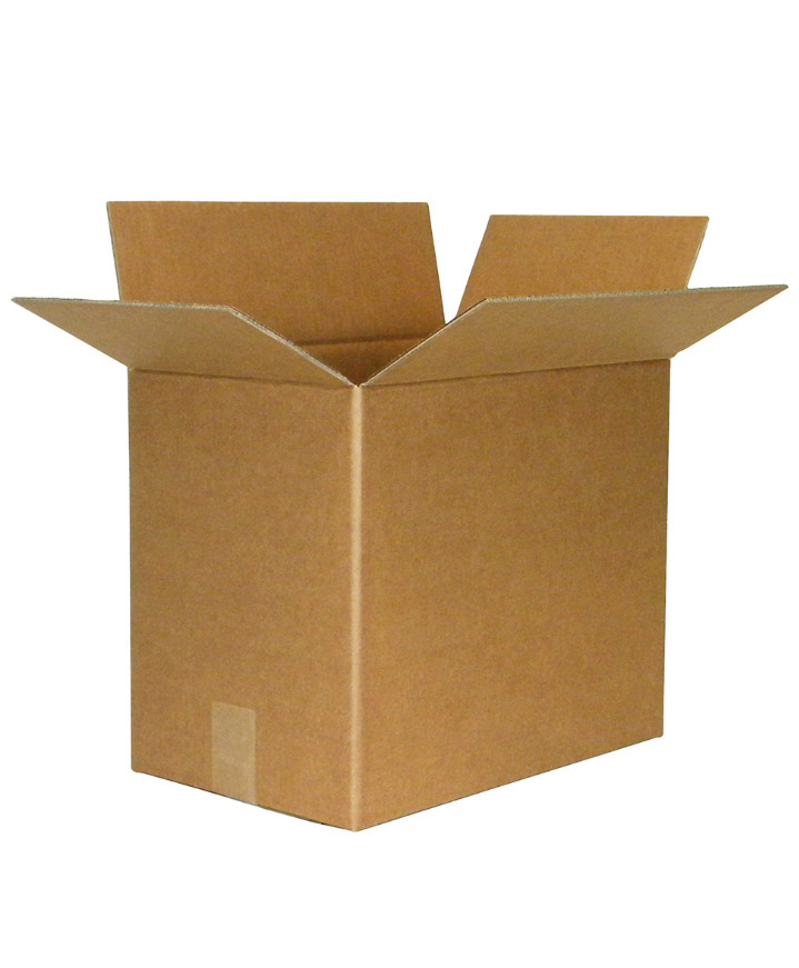 Corrugated cardboard folding box, double wall, int. dimensions 390 x