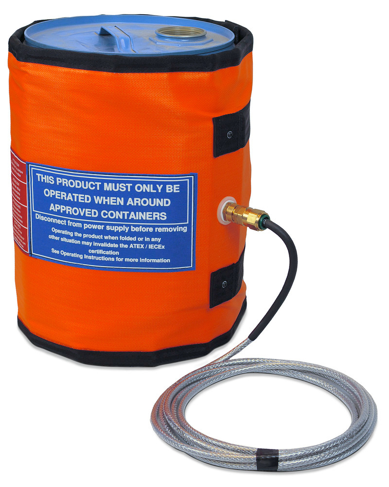 Heizmantel für 60-Liter-Fässer, T4 Ex-Schutz, 1100 - 1250 mm, 130 Watt