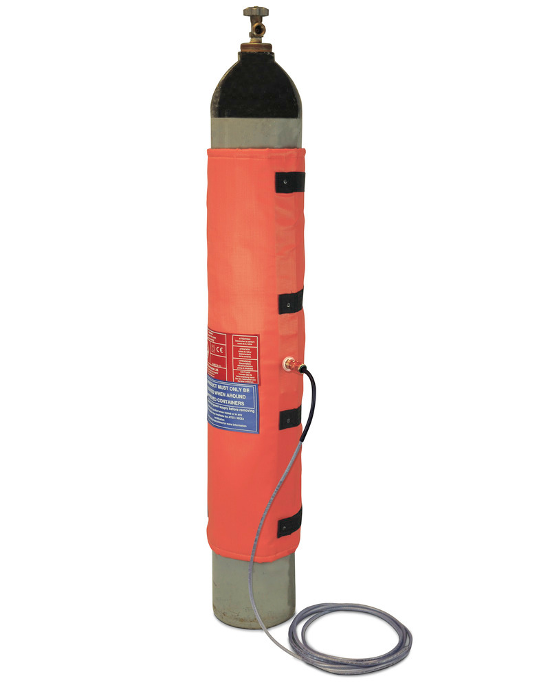 Płaszcz grzewczy do butli gazowych, ochrona przeciwwybuchowa T4, 685-830 mm, 100 W