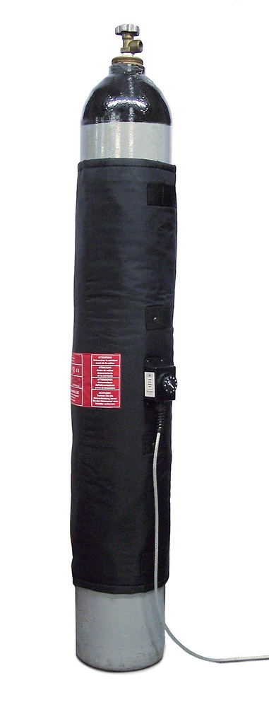 Płaszcz grzewczy typu HM-G, do ogrzewania butli gazowych w strefie bezpiecznej (niezagrożonej wybuchem), z termostatem 0–90 °C
