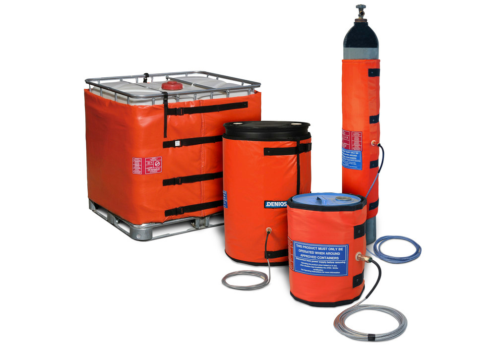 EX proof heating jacket for IBCs, drums and gas cylinders